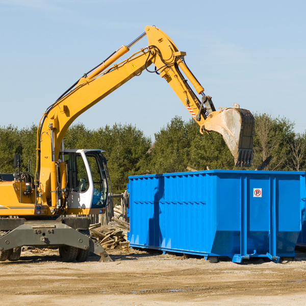 what size residential dumpster rentals are available in Cylinder